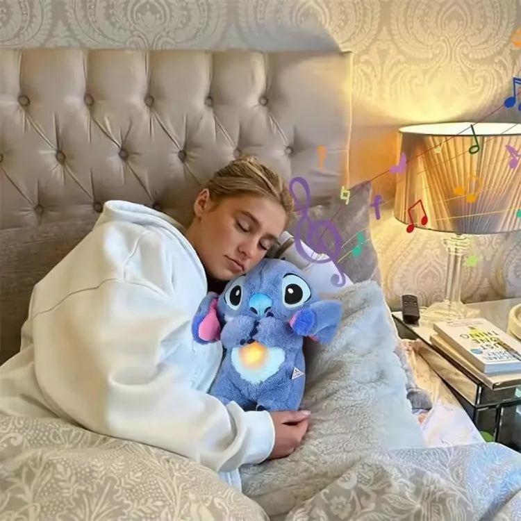 Stitch Sleeping Breathing Teddy with Music