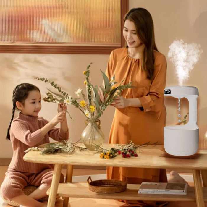 Cool Mist Humidifier Anti-Gravity Water Drop