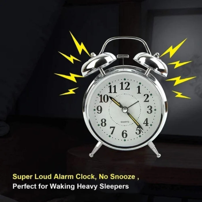 Retro Twin Bell Alarm Clock