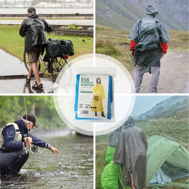 Eva Portable and Reusable Raincoat
