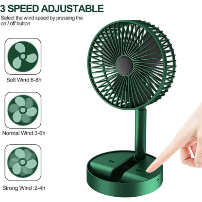 WHP™ – Foldable USB Rechargeable Desk Fan