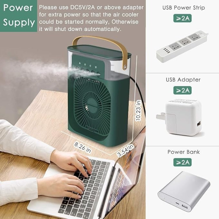 WHP™ – Portable Table Top Air Conditioner – Duet Mini Air Cooler