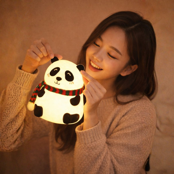 Cute Panda LED Light Lamps For Kids