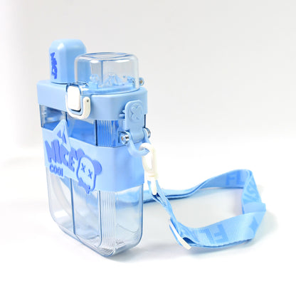 WHP ™ – Dual Compartment Water Bottle With Straw