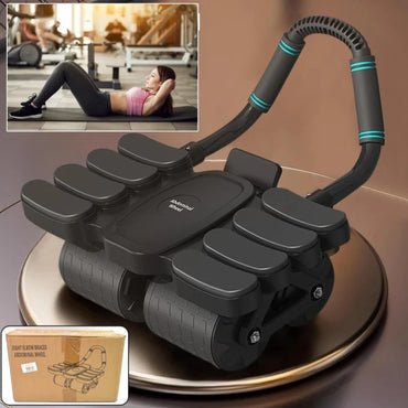 WHP™ – Automatic Rebound Abdominal Wheel With 8 Elbow Supports